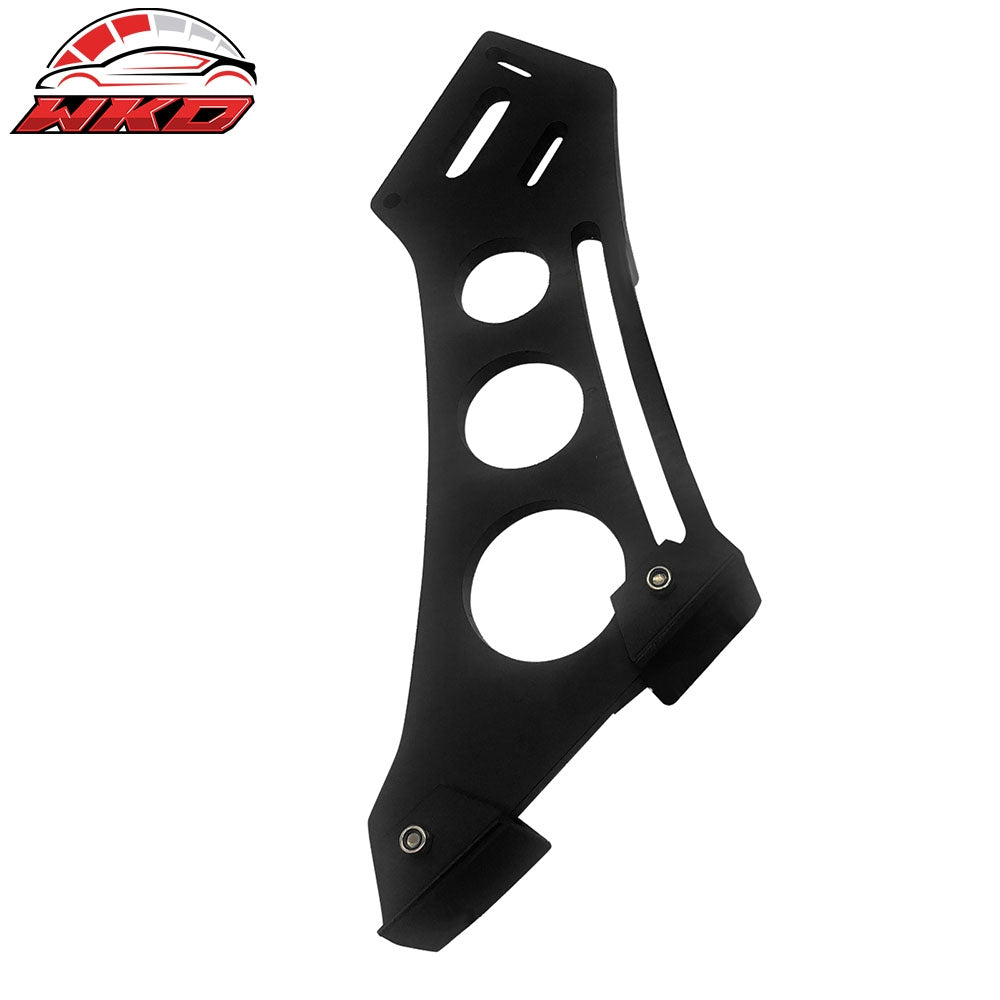 Universal 56" Inch GT Style 3D Carbon Fiber Trunk Spoiler V1 Side Plates V5 Legs