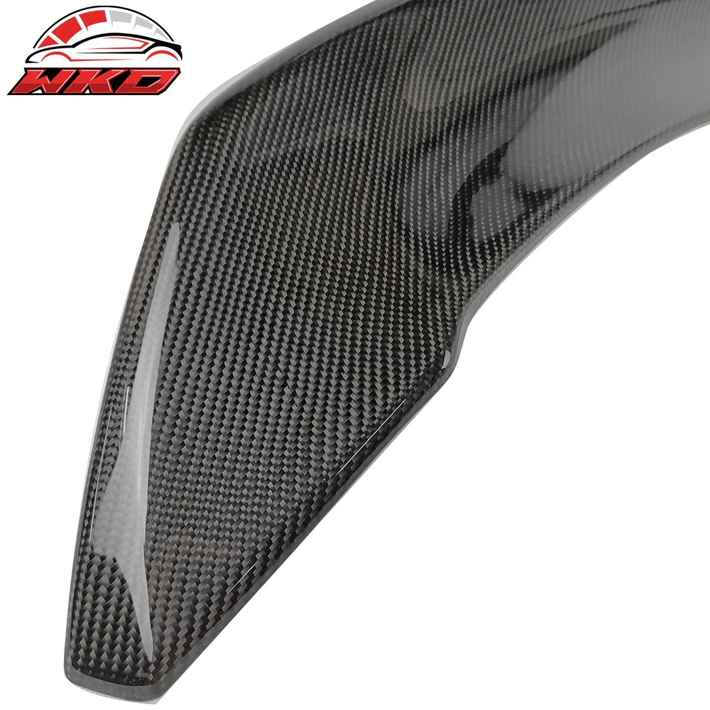 Fits 17-23 Tesla Model 3 Fastback Trunk Spoiler S Style Carbon Fiber Rear Wing