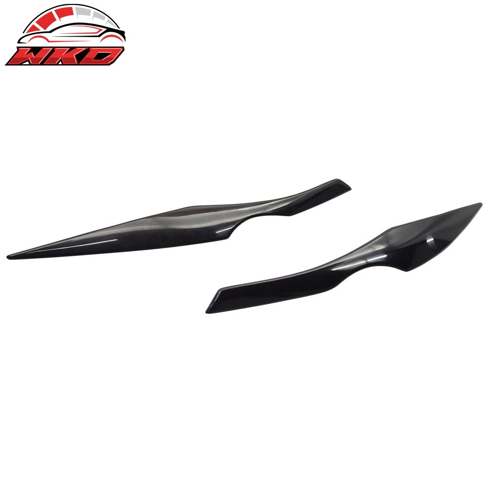 Fits 09-11 E90 Sedan OE Trunk Spoiler & Front Bumper Lip & Headlight Eyelids