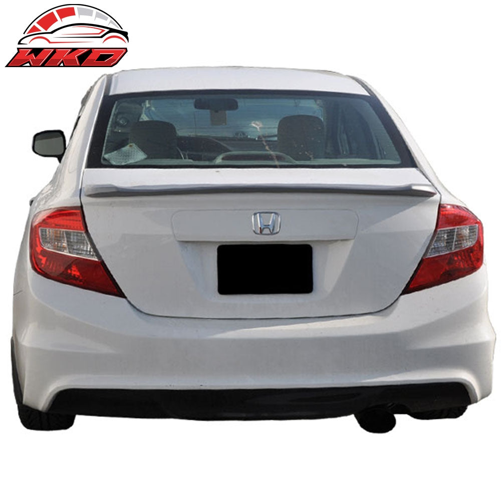 Fits 12-14 Honda Civic 9th Sedan MD Style Rear Trunk Spoiler - PU