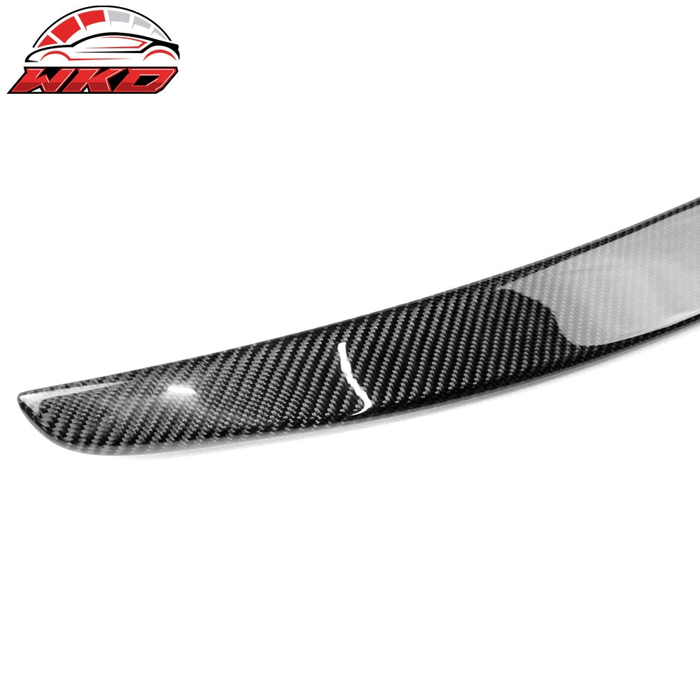 Fits 14-20 Benz W222 S-Class OE Style Trunk Spoiler Carbon Fiber Rear Boot Wing