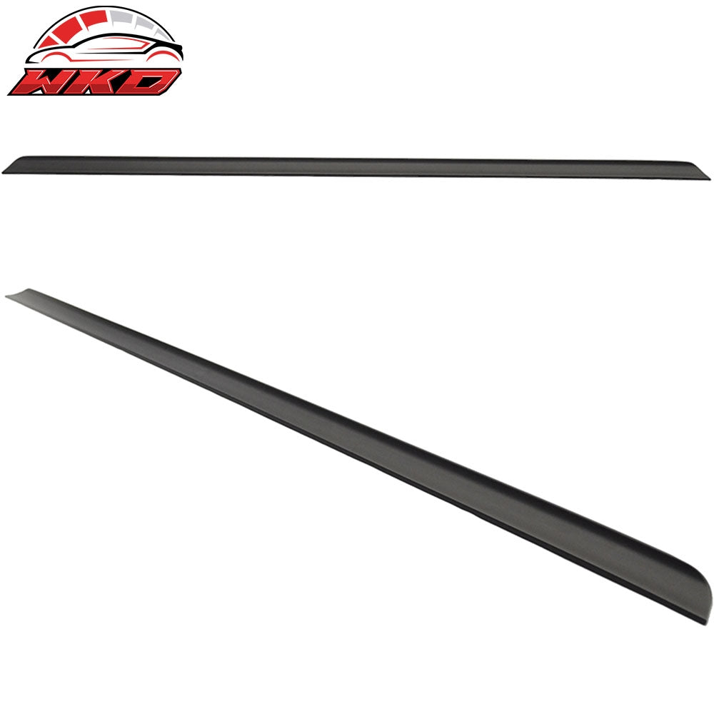 Fits 10-14 Audi A8 4H PV Style PU Flexible Trunk Spoiler Wing - Unpainted Black