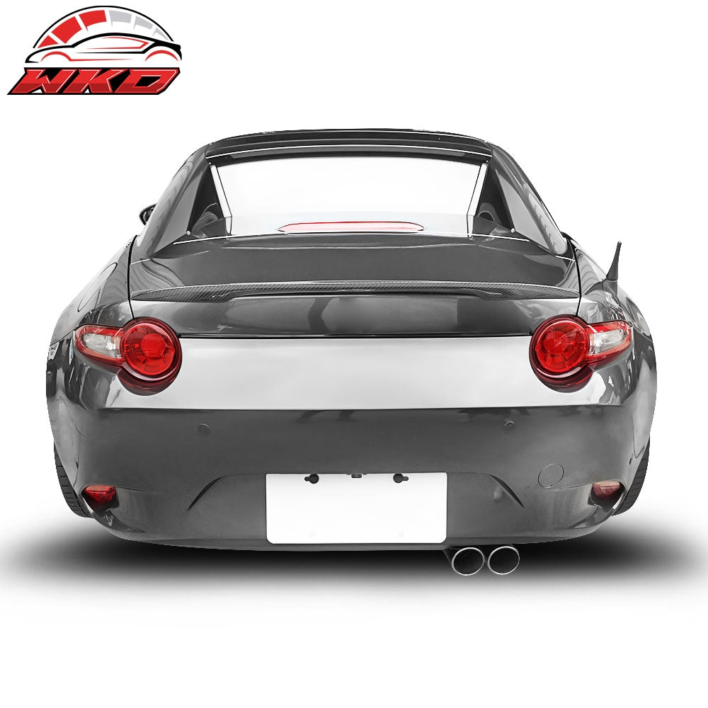 Fits 16-25 Mazda MX5 MX-5 Miata Performance Style Trunk Spoiler Carbon Fiber CF