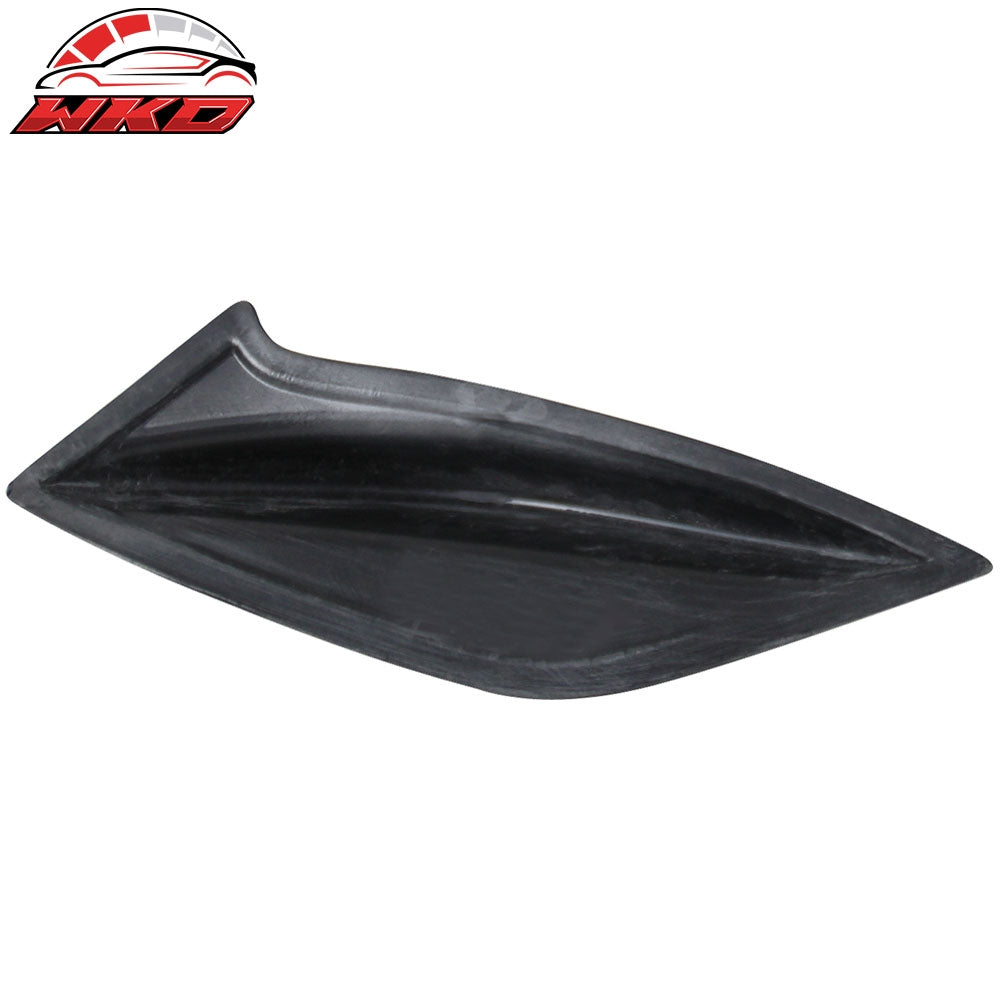 Fits 15-21 Subaru WRX STI 4th Sedan Side Fin Shark Trunk Spoiler - Matte Black