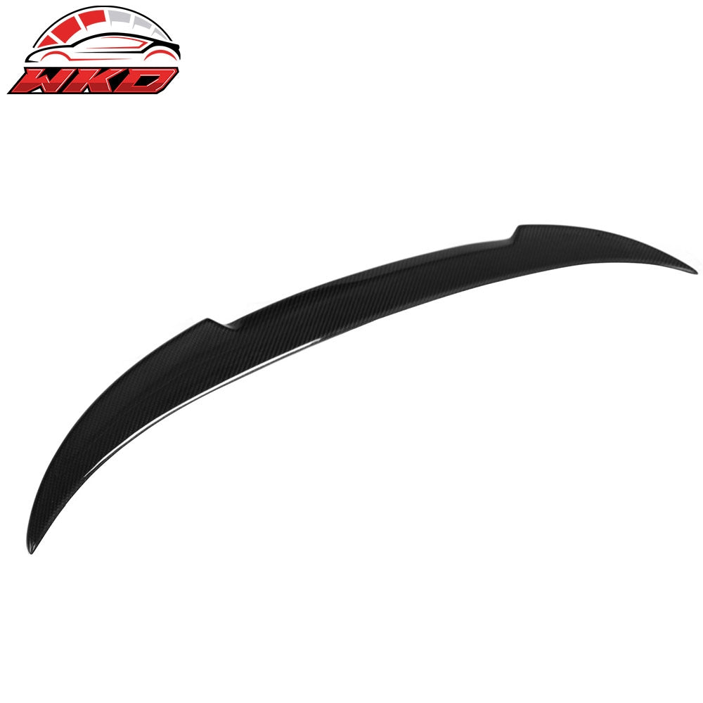 Closeout! Fits 06-11 BMW E90 3-Series Sedan V Style Trunk Spoiler Carbon Fiber