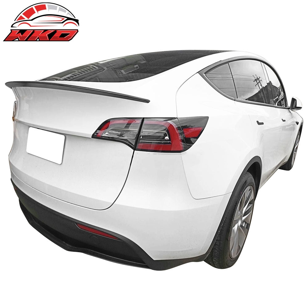 Fits 20-25 Tesla Model Y OE Style Rear Trunk Spoiler Painted #PPSB Ocean Blue