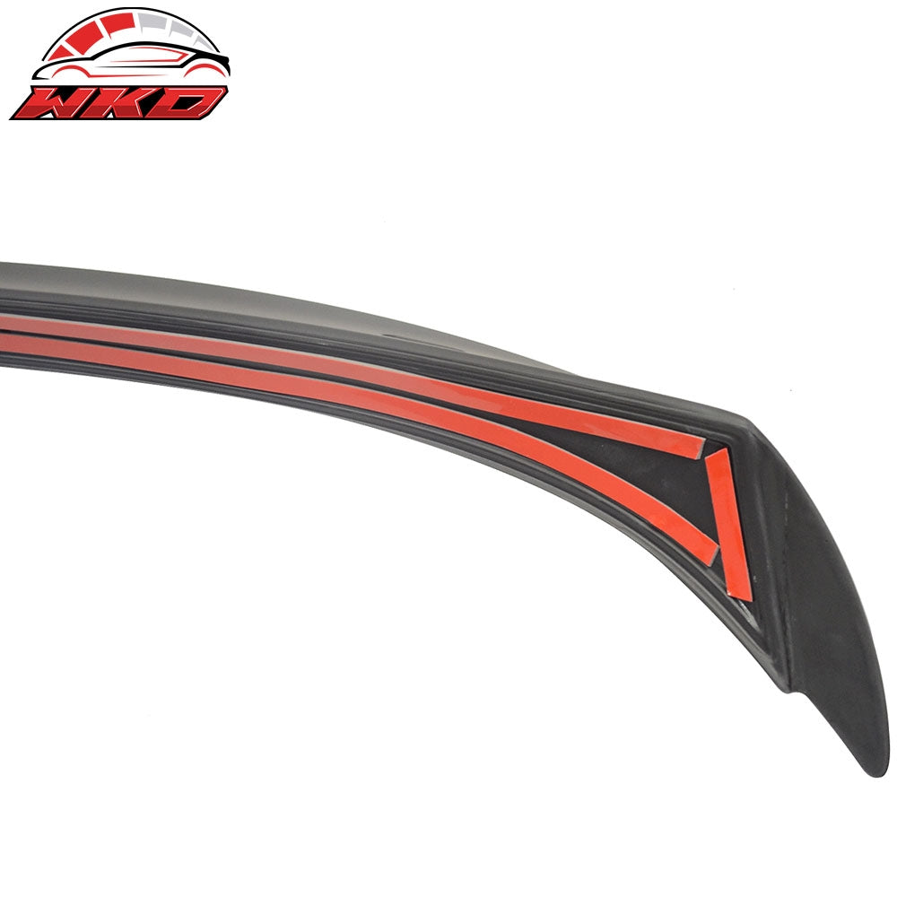 Fits 06-11 BMW E90 3 Series Sedan A Style Matte Black Rear Trunk Spoiler Wing