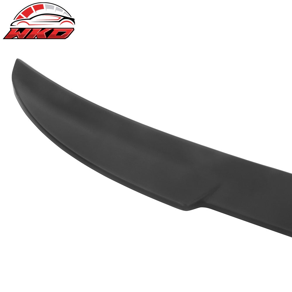Fits 21-25 Ford Mustang Mach-E IKON Style Matte Black MID Trunk Spoiler Wing ABS