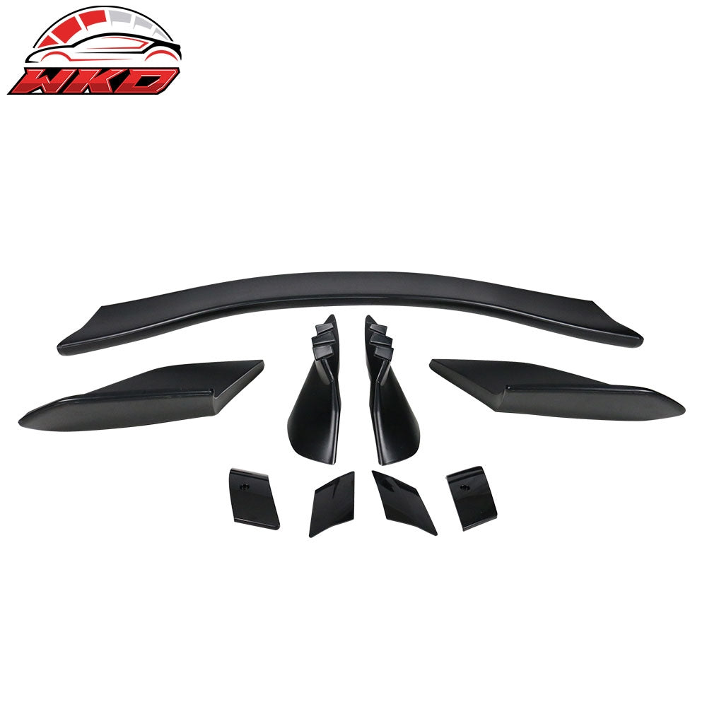 Fits 17-21 Honda Civic X Type R Rear Trunk Spoiler Highkick Wing Carbon Fiber CF
