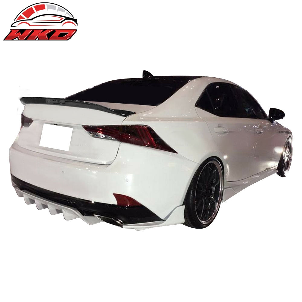 Fits 14-20 Lexus IS250 IS300 IS350 Type A #1J7 Sonic Titanium Trunk Spoiler