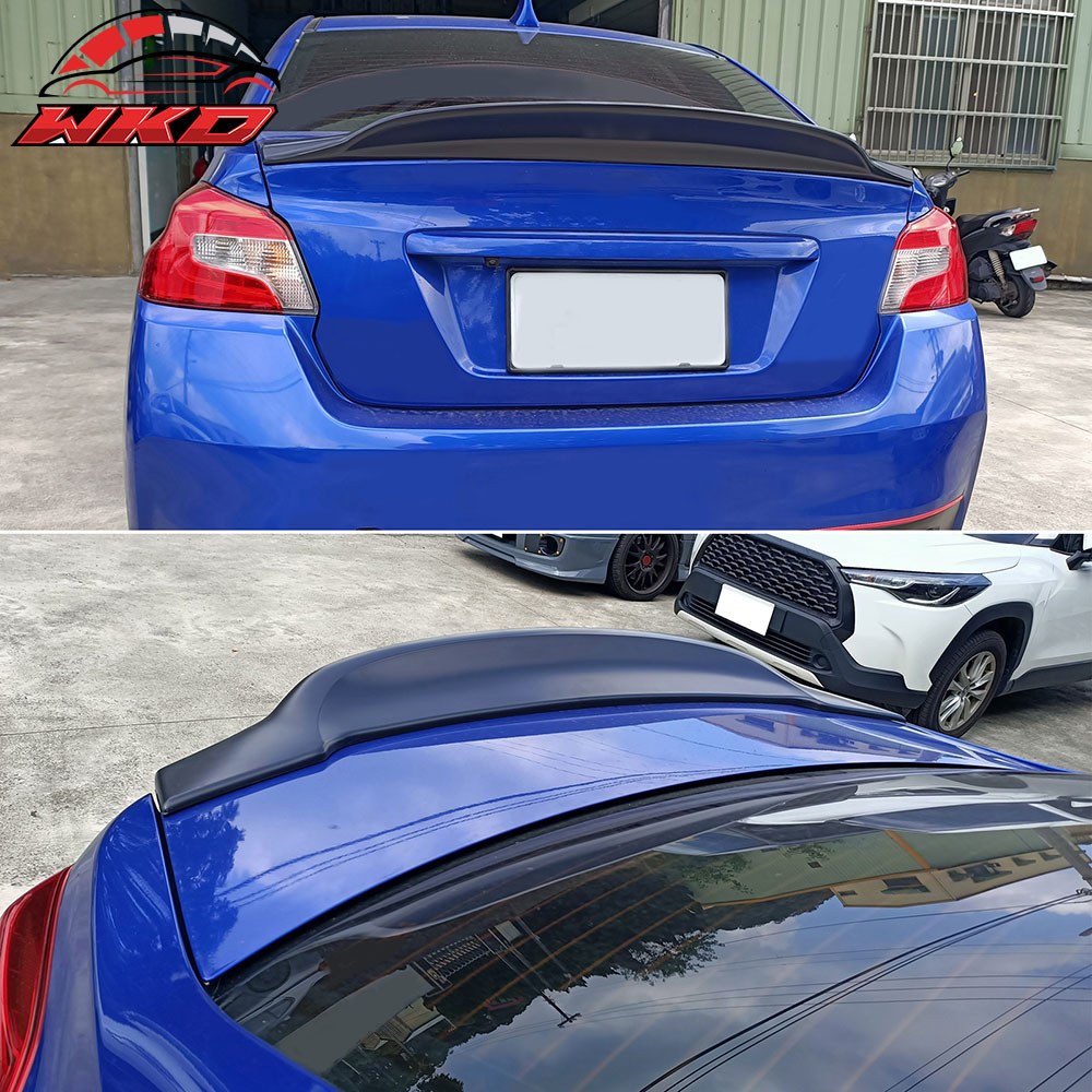 Fits 15-21 Subaru WRX STI PSM Style Rear Trunk Spoiler Painted #K1X White Pearl