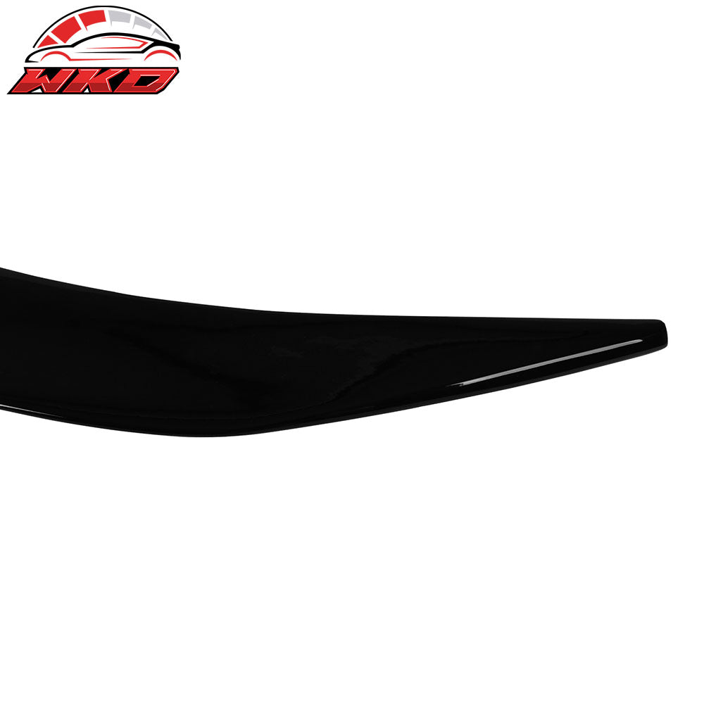 Fits 17-23 Tesla Model 3 V Style Gloss Black Rear Trunk Spoiler Tail Wing Lip