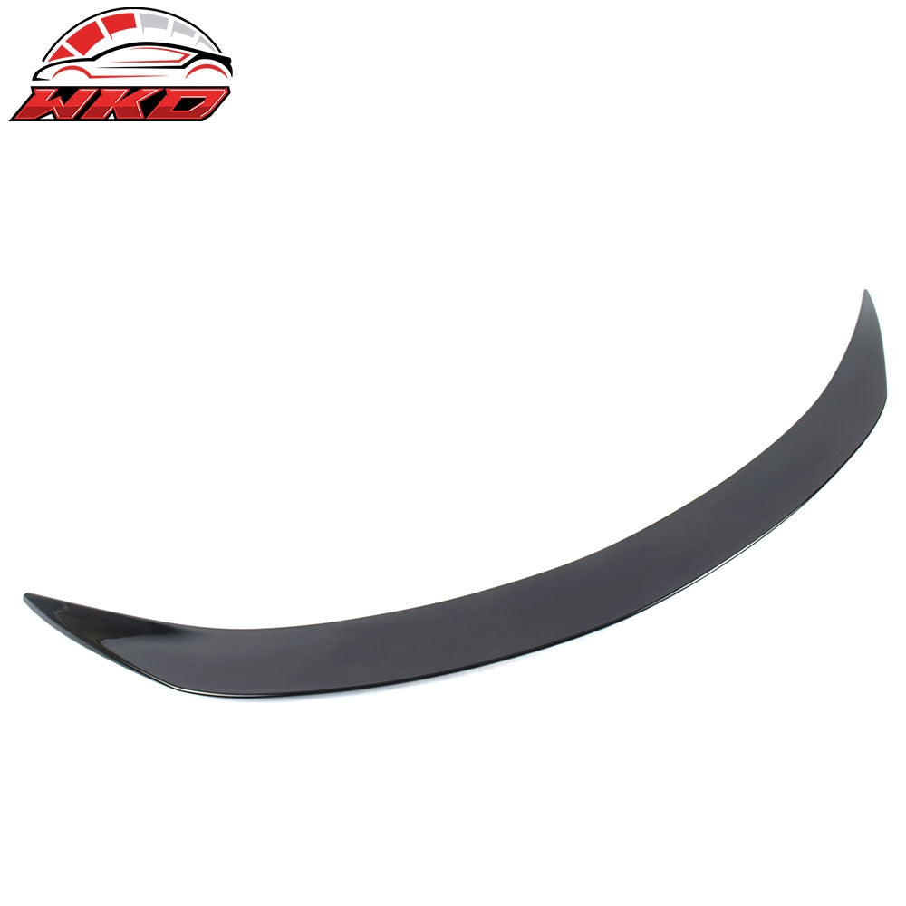 Fits 20-25 Tesla Model Y V Style Gloss Black Rear Trunk Lid Spoiler Wing Lip ABS