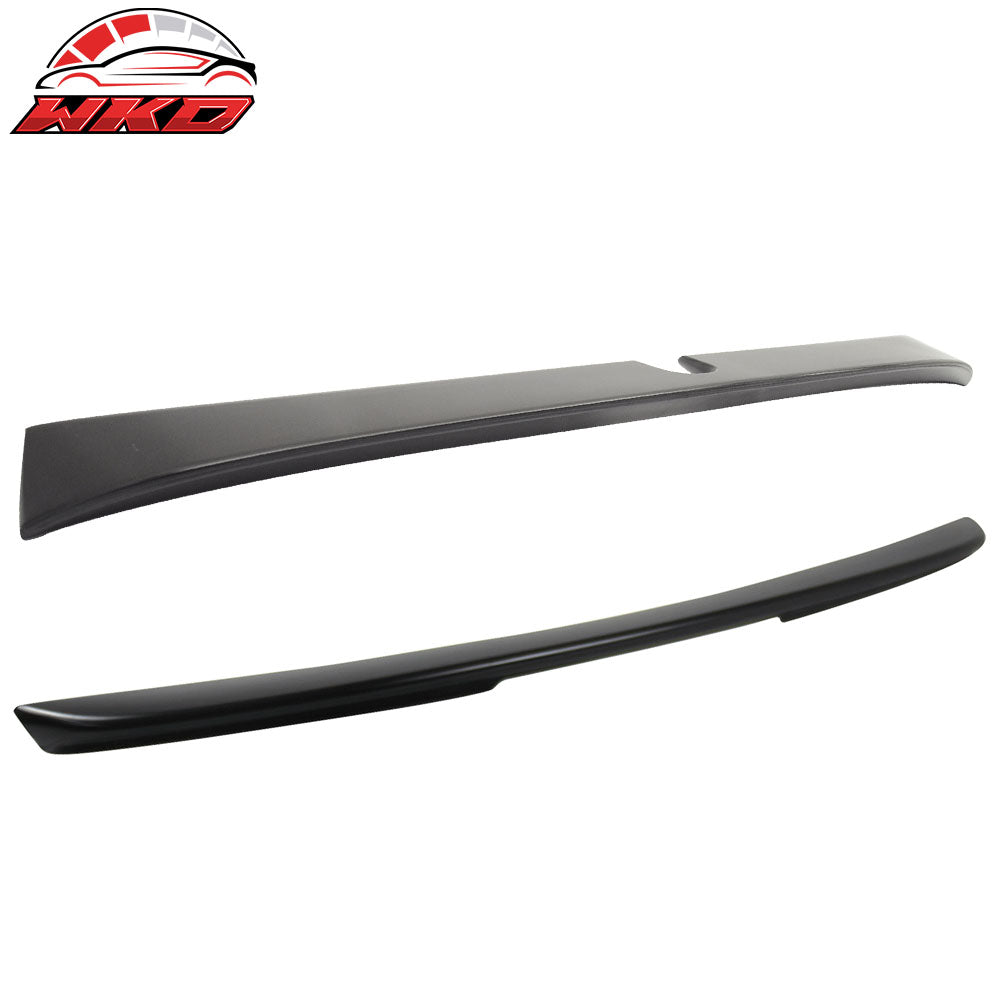 Fits 01-07 Benz W203 Sedan AMG Trunk Spoiler & L Type Roof Wing Unpainted ABS