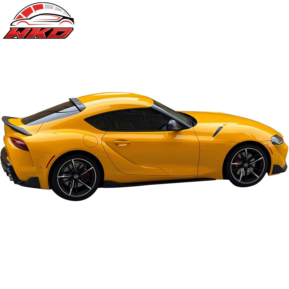 Fits 20-25 Toyota GR Supra J29 TRD Trunk Spoiler + V2 Roof Spoiler Matte Black
