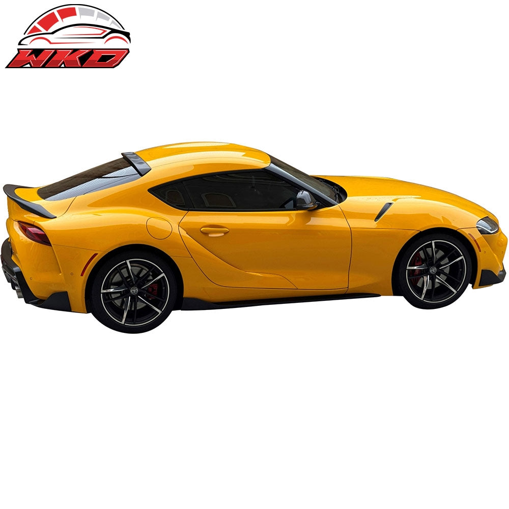 Fit 20-25 Toyota GR Supra MK5 J29 Matte Black TRD Style Trunk + Roof Spoiler ABS