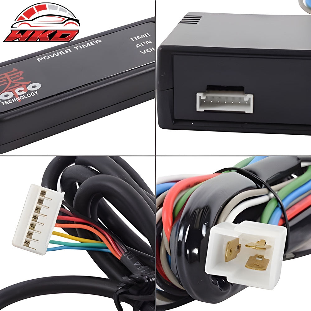 Top Fuel Zero 1000 Universal NA $ Turbo Timer - Black With Red LED Display