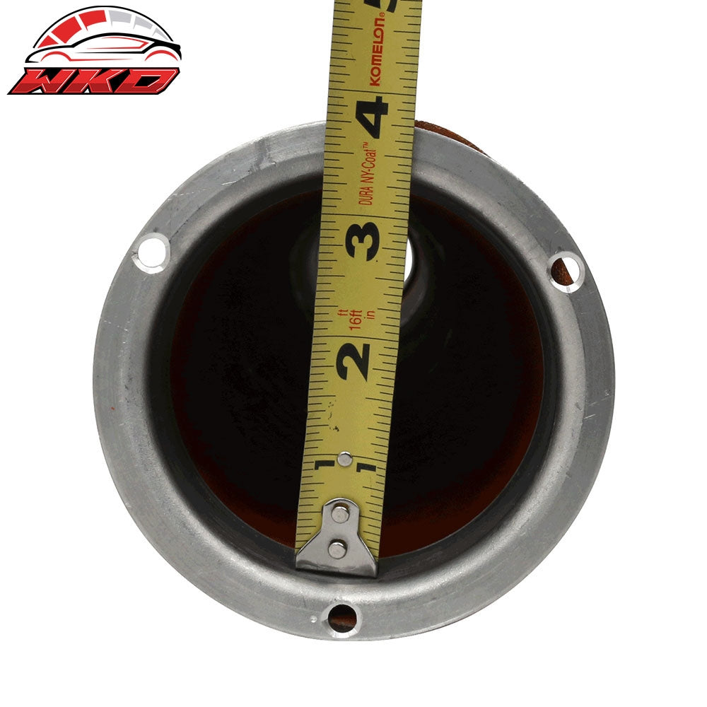 Universal Brake Cooling Dual Layer Insulation Hose With Flange 3.5 Inch 2 PC