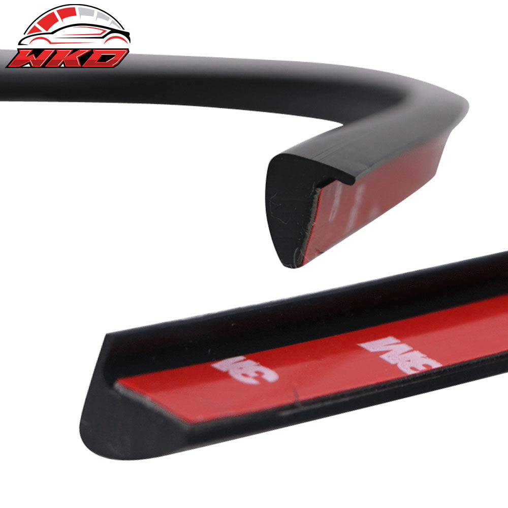 236 Inch Matte Black Fender Flare Wheel Eyebrow Moulding Trim Protector Lip
