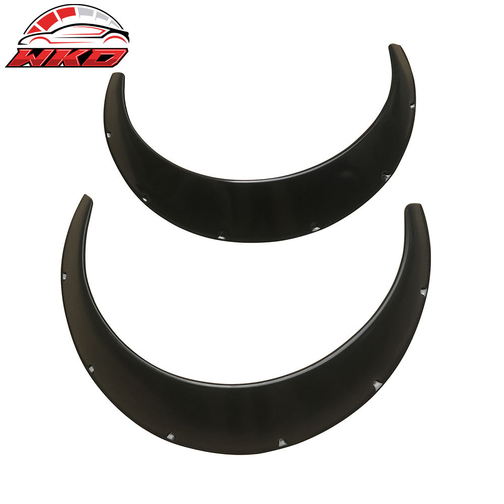 90MM 2x Universal Car Rear Fender Flares Guard Extra Wide Body Wheel Arches