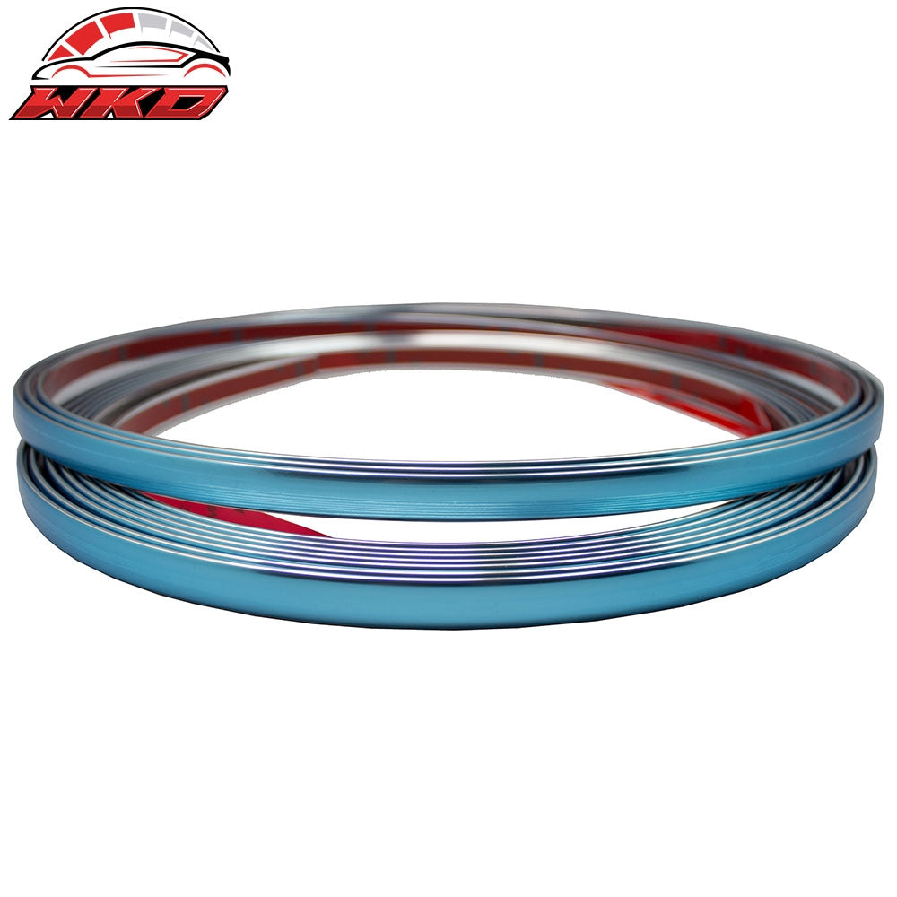 Wholesale Universal 3/5X30" Car Door Molding Protector Strip Edge Trim PU/Mylar Chrome