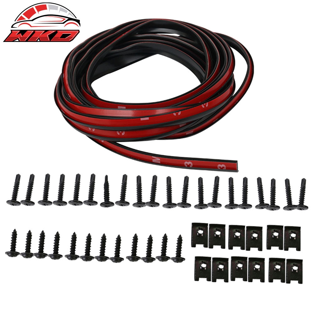 Automotive 3M Tape Installation Hardware Front & Rear Bumper Lip Side Skirt