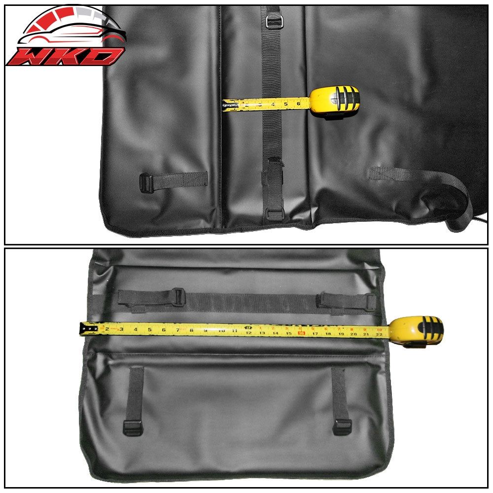 22" Universal PVC Pickup Truck Bed Tailgate Protector Cover Mat W/2 Bike Racks