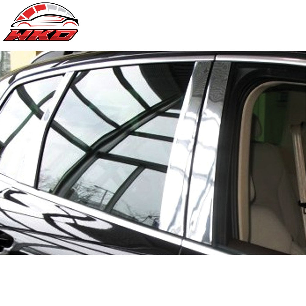 Wholesale 04-10 Vw Touareg Mirror Finish Stainless Steel Door Window Pillar Posts Trim