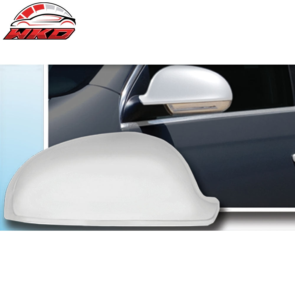 Fits 07-09 Volkswagen EOS 2PCS Side Rearview Mirror Cover Cap Replacement Chrome