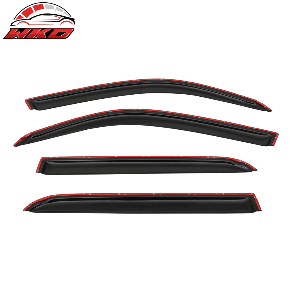Fits 01-07 Toyota Sequoia Window Visor Acrylic 4PC Sun Rain Guard Vent Deflector