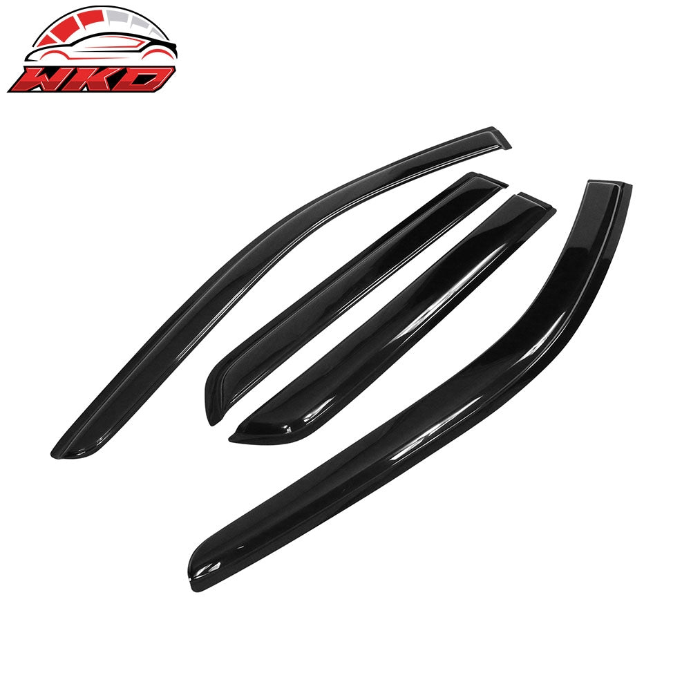 Fits 11-25 Dodge Durango Window Visors Acrylic Sun Shade Rain Guard 4Pc Set