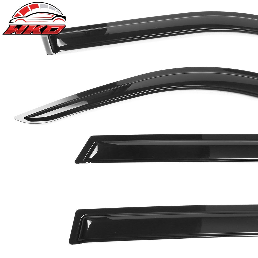 Fits 21-25 Ford Bronco Sport Acrylic Slim Window Visors Sun Rain Guards 4PCS Set