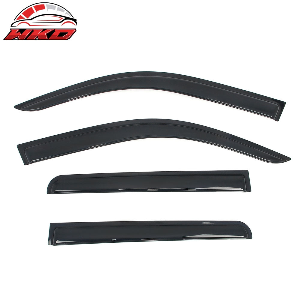 Fits 22-25 Ford Maverick Slim Window Visors Acrylic Sun Shade Rain Guard 4PCS