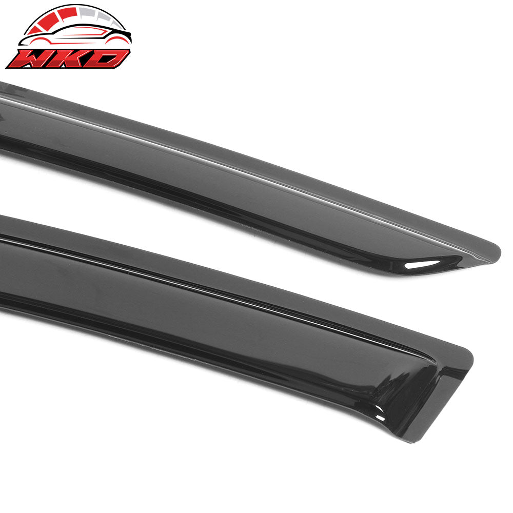 Fits 13-17 Honda Accord Coupe Acrylic Side Window Visors Sun Rain Guard 2Pc Set