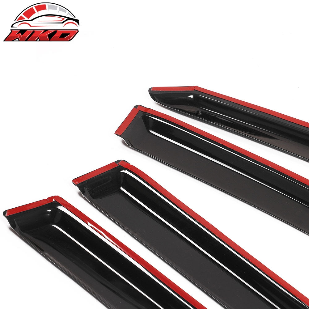 Fits 03-08 Honda Pilot Window Visors Acrylic Windshield Sun Shade Smoke 4PCS