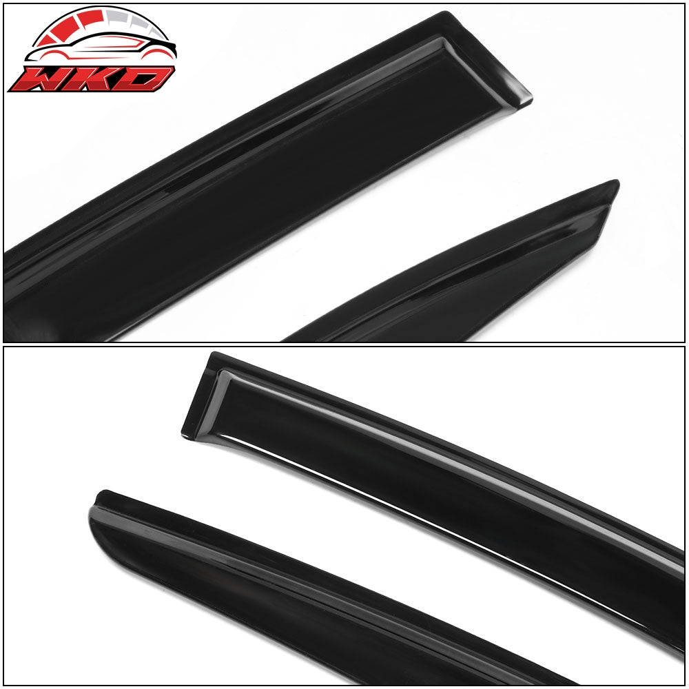 Fits 06-13 Lexus IS250 IS350 08-14 IS F Window Visors Acrylic Sun Rain Guard 4PC