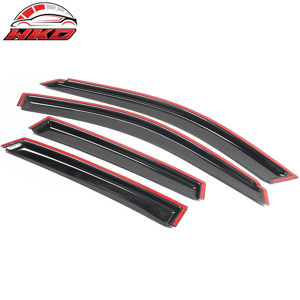 Fits 08-11 Subaru Impreza 08-14 WRX STI Window Visor Acrylic Sun Rain Deflector