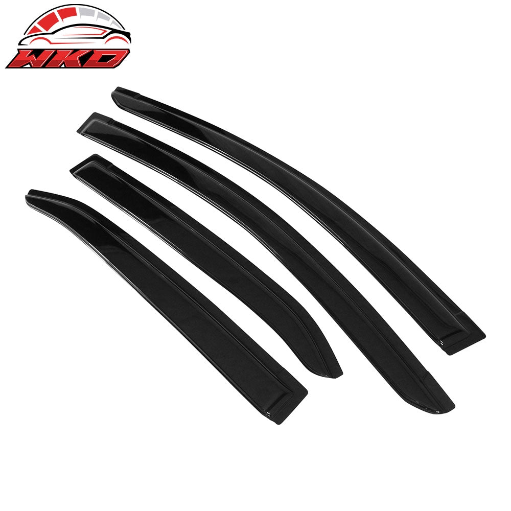 Fits 14-19 Toyota Corolla Sedan Acrylic Window Visors Wind Deflector 4Pc Set