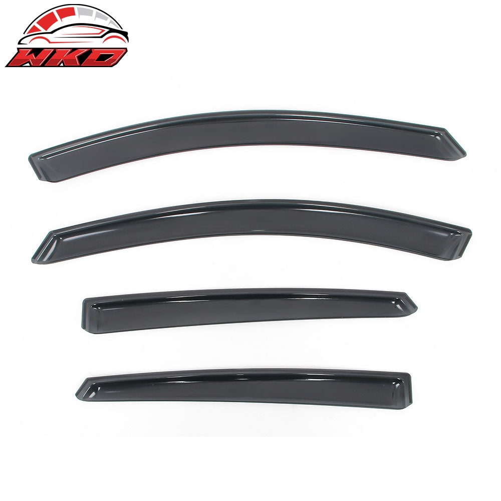 Fits 16-25 Chevrolet Malibu Window Visors In Channel Deflectors Rain Vent Guard