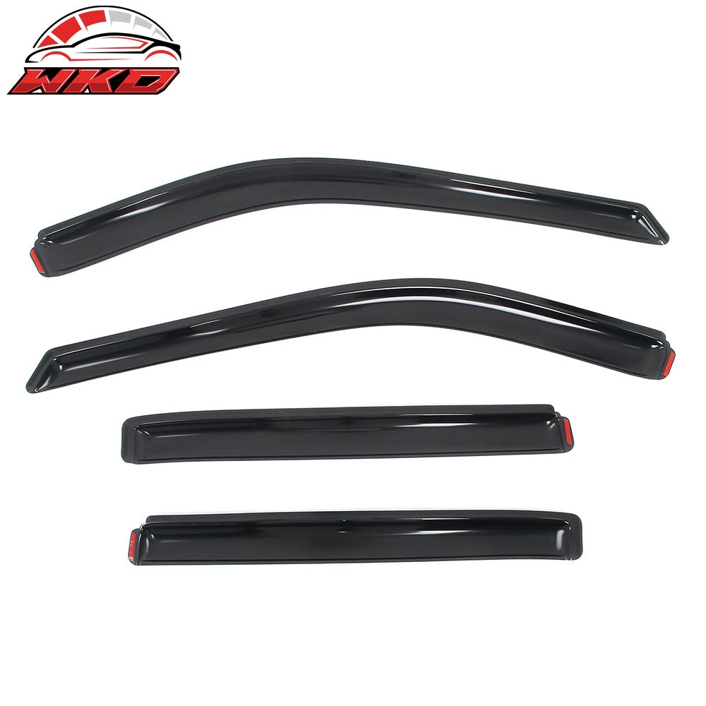 Fits 11-19 Ford Explorer 4PCS In-channel Window Visors Side Rain Sun Vent Shade