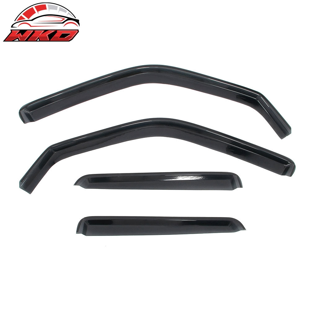 Fits 11-17 Nissan Juke Acrylic Window Visors In Channel Rain Sun Vent Deflectors