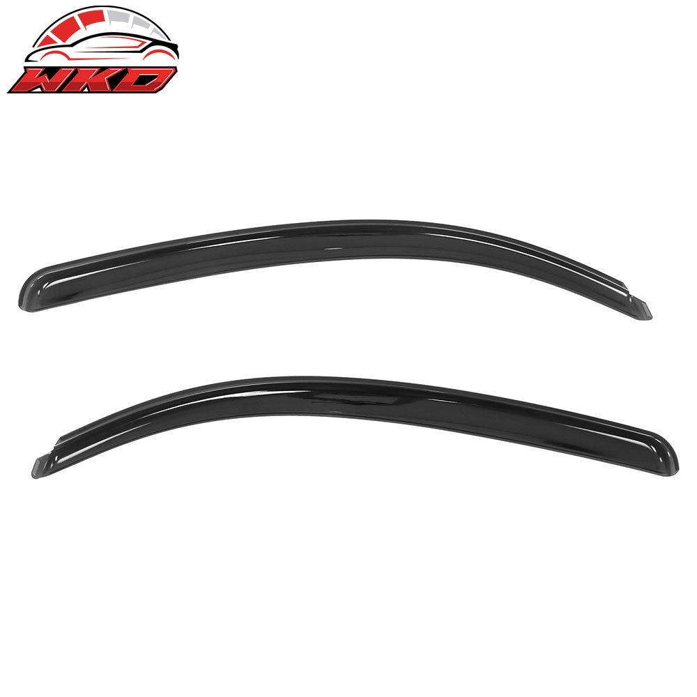 Fits 07-17 Toyota Tundra Standard Cab Acrylic Window Visors In Channel Deflector