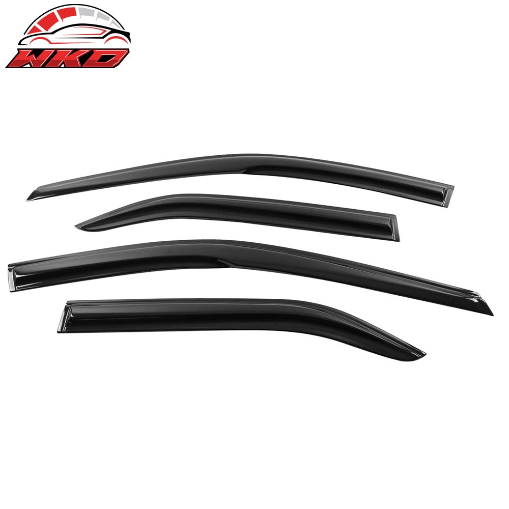 Fits 12-14 Toyota Camry Mugen Style Window Visors Acrylic Rain Guard Vent 4PC