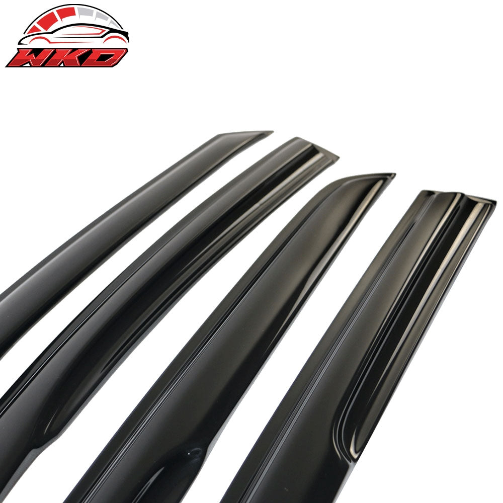 Fits 15-19 VW Golf MK7 Mugen Style Acrylic Window Visor Vent Rain Guard 4PCS