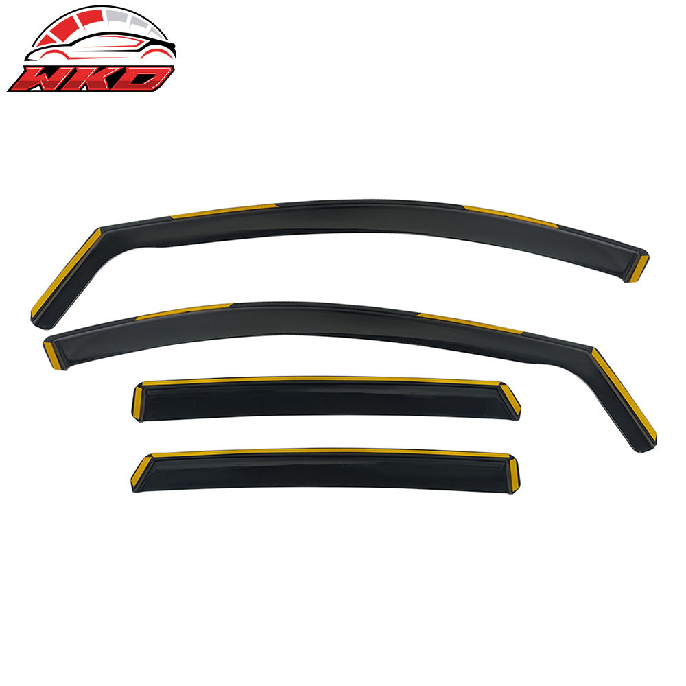 Fits 20-26 Ford Escape Side Window Visors Injection PC In-Channel Deflectors