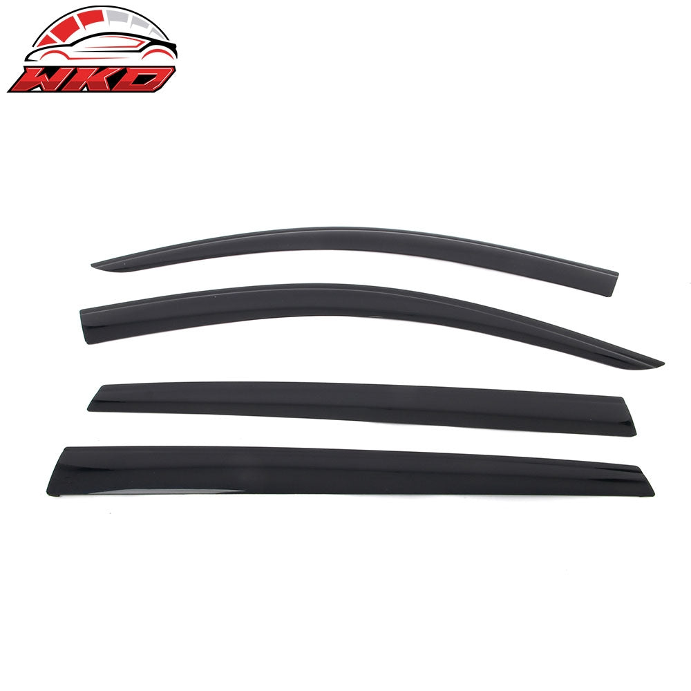 Fits 22-25 Acura MDX Low Profile Style Tape-On Window Visors Sun Rain Deflectors