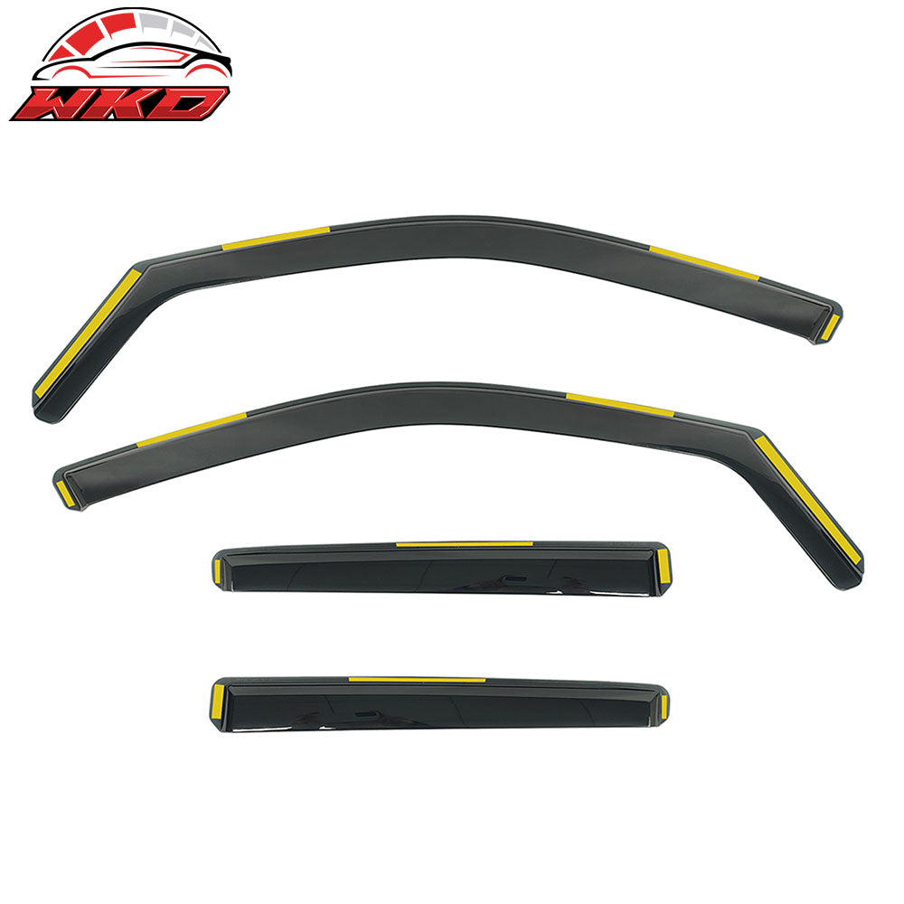 Fits 20-25 Benz W167 GLE Class SUV In-Channel Window Visors Rain Deflectors PC