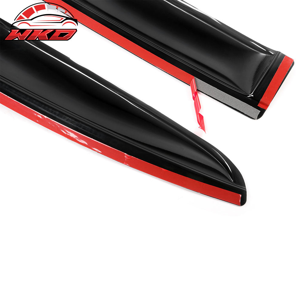 Fits 08-14 Dodge Avenger Acrylic Window Visors Sun Rain Guards Deflector 4Pc Set