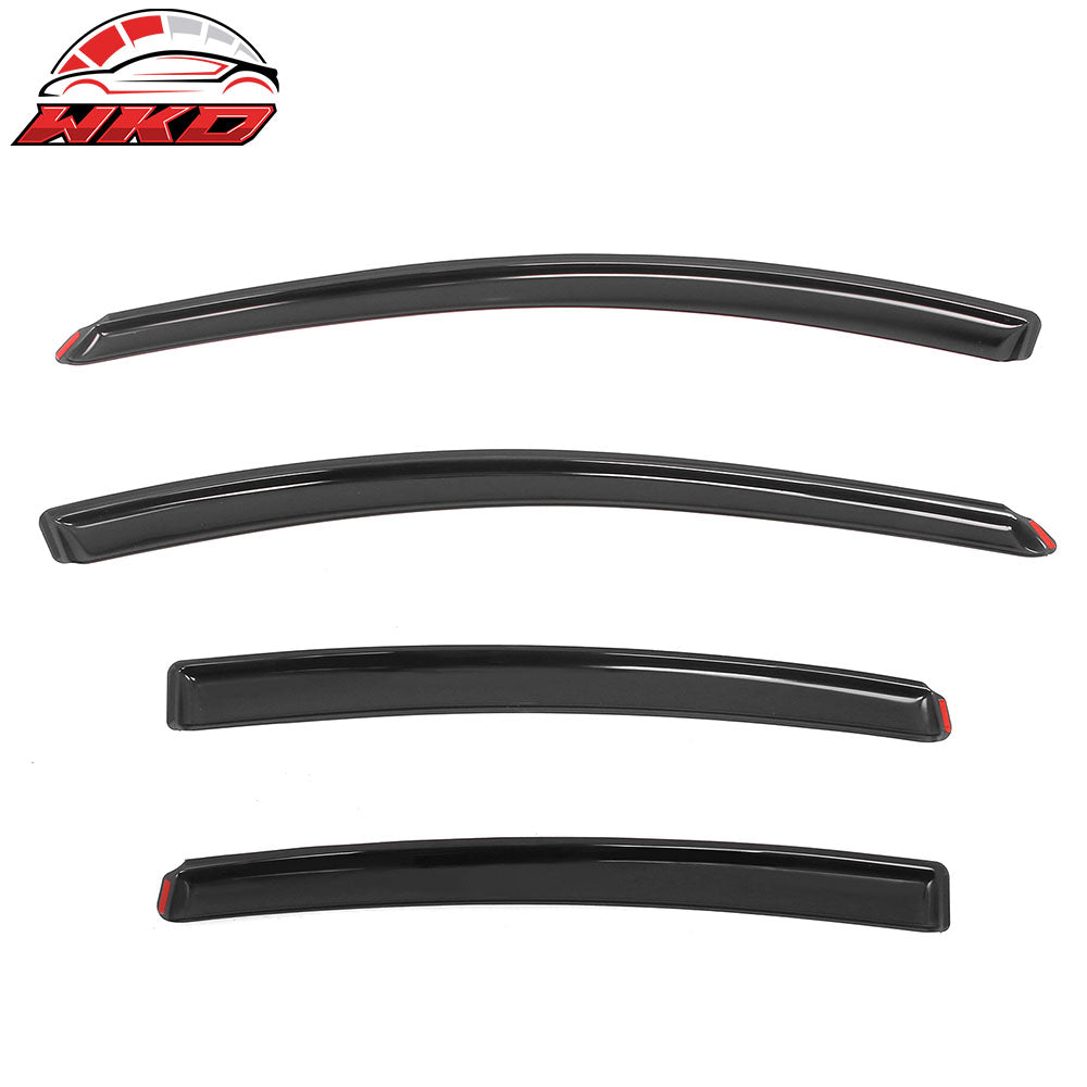 Fits 11-16 Hyundai Elantra Sedan Window Visors Side Door In Channel Deflectors