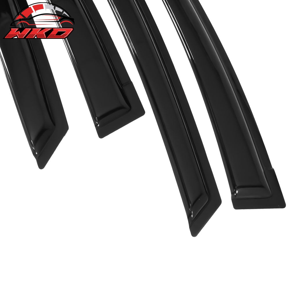 Fits 10-15 Toyota Prius Acrylic Window Visors Smoke Sun Rain Vent Guard 4Pc Set